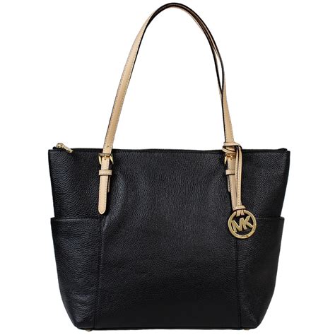 michael kors jet set east west tote gold|black saffiano leather tote.